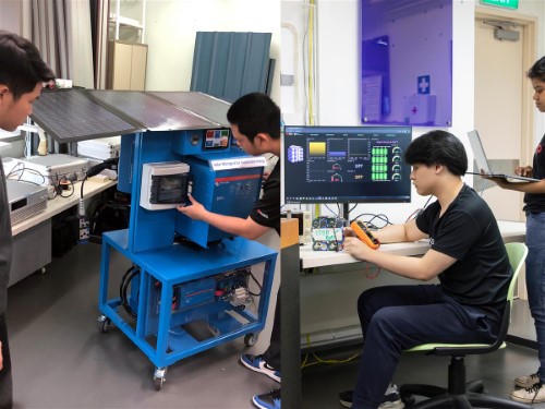  Testing of a solar microgrid system for EV charging