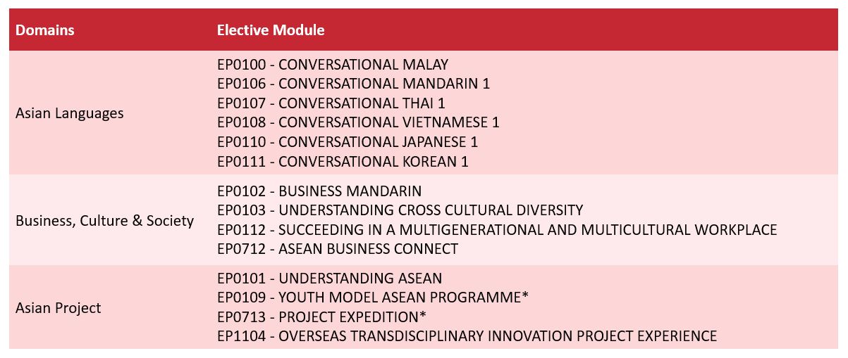 Minor in asia readiness