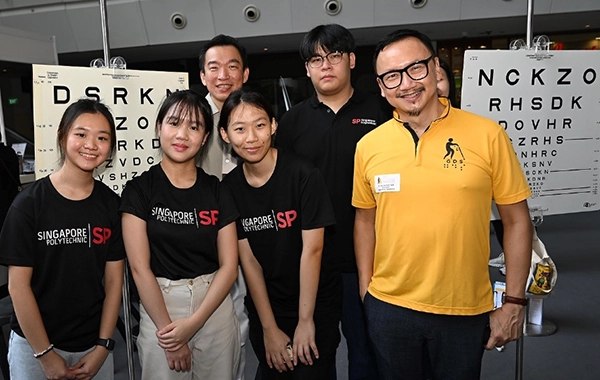 DOPT students volunteer at Guide Dogs Singapore