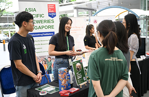 A show booth