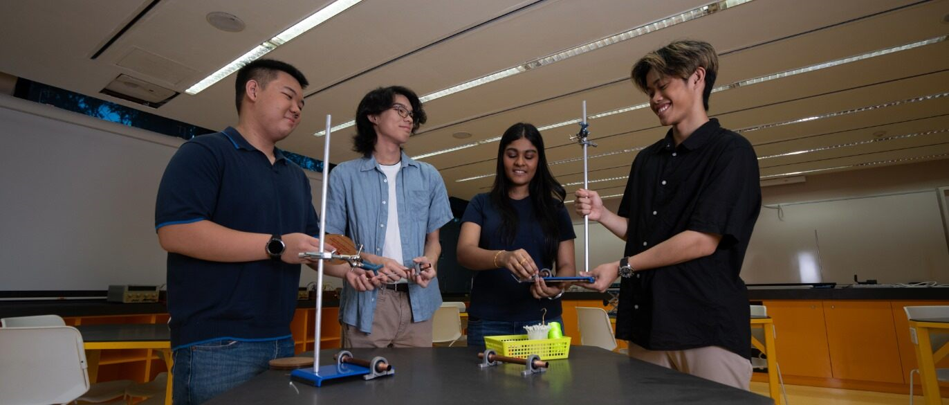 Students posing for photo